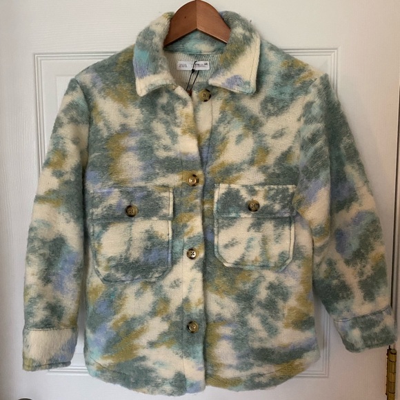 NWT Zara Fuzzy Shacket - Picture 1 of 4